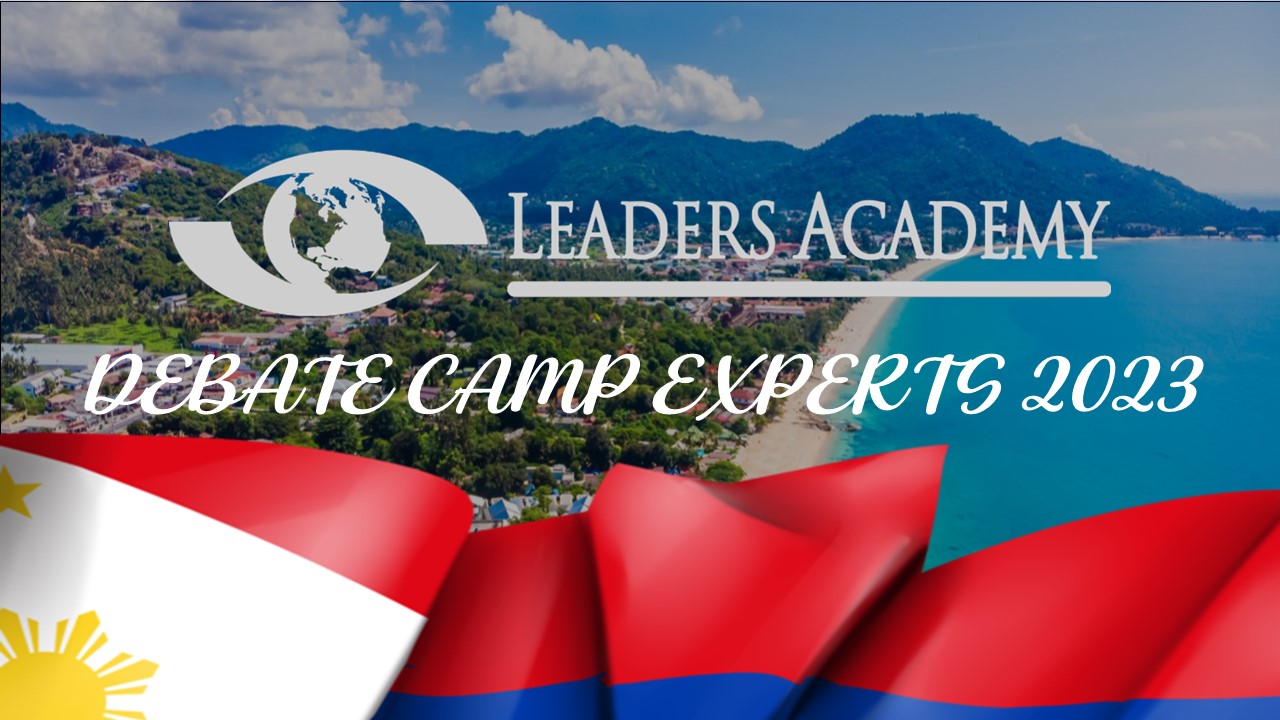 Leaders Academy Summer Debate Camp page banner